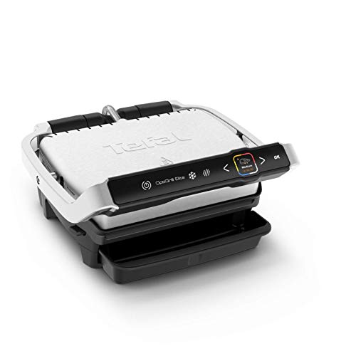 Tefal OptiGrill Elite Kontaktgrill, 12 Programme, Digitales Display mit...